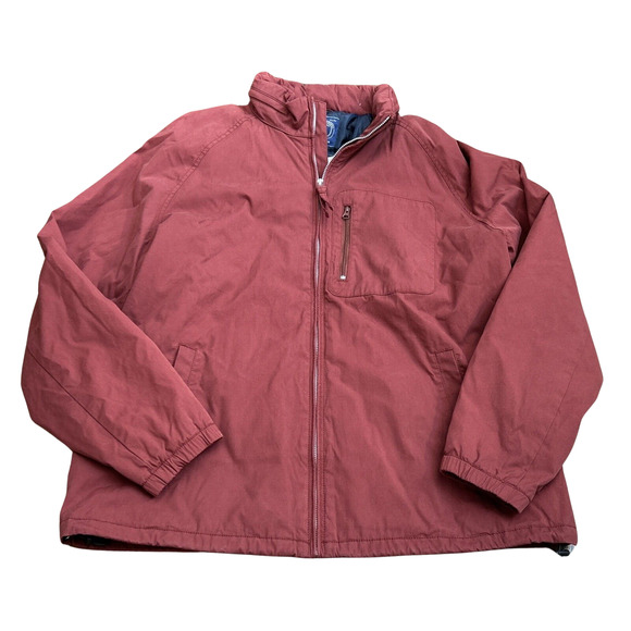 J. Crew Mens Sz XL Red Utility Jacket In Kinloch Cloth Primaloft Insulation NWT